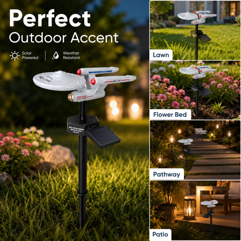 Outdoor Lighting Under Pergola - Lampu Taman Tenaga Surya Star Trek