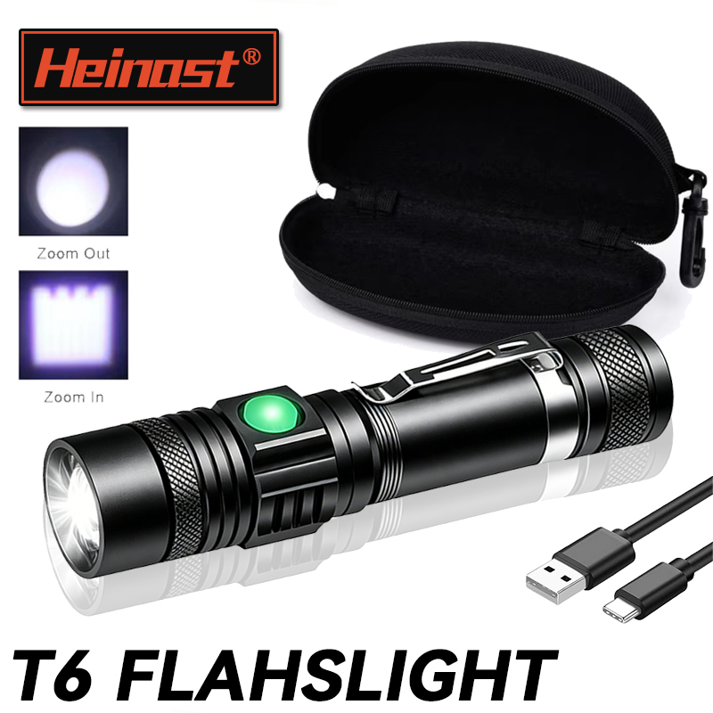 Outdoor Lighting For Home - Senter LED T6 Isi Ulang, Senter