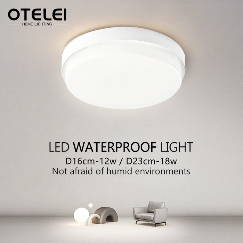 Outdoor Lighting Under Roof - Lampu Langit-langit LED Kamar Mandi Modern