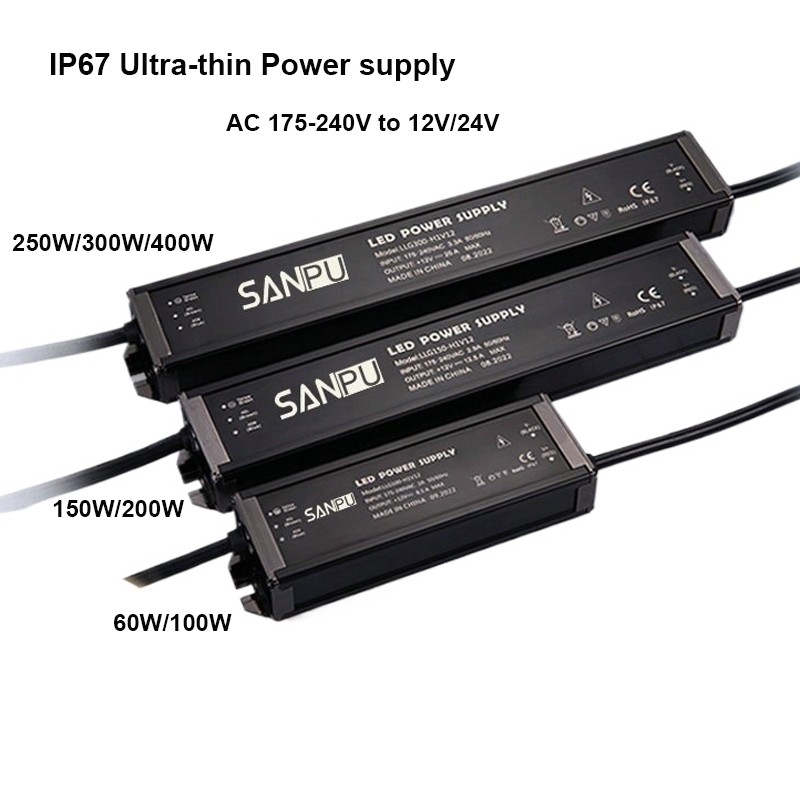 Outdoor Lighting Transformer Box - Catu Daya Ultra-Tipis Tahan Air IP67