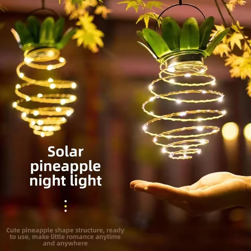 Solar Lantern Hanging - Lampu Pengisian Tenaga Surya LED Lampu