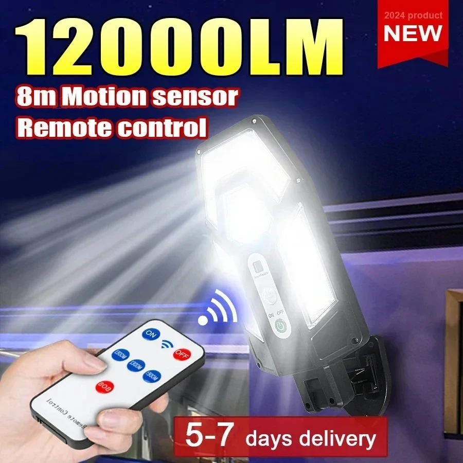 Outdoor Lighting Experts - Lampu Dinding Tenaga Surya 12000LM yang