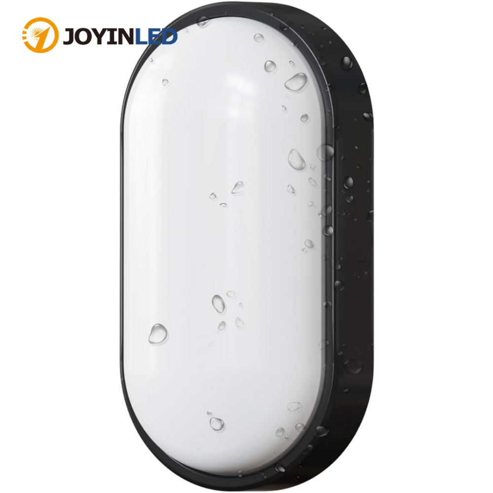 Outdoor Lighting Under Roof - JOYINLED Lampu Dinding 15W Oval LED