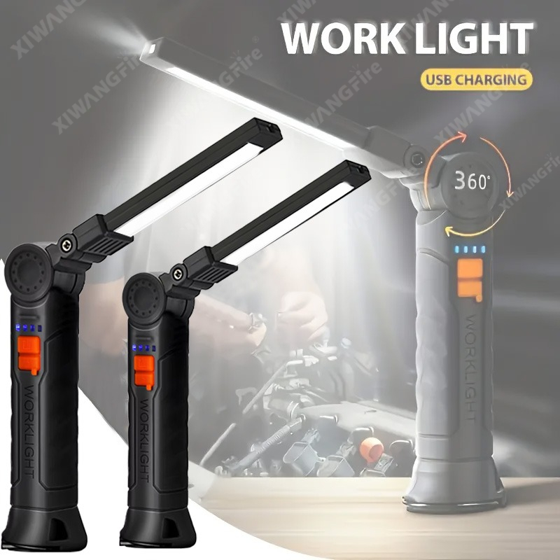 Outdoor Lighting Hooks - Lampu Kerja Senter LED Isi Ulang