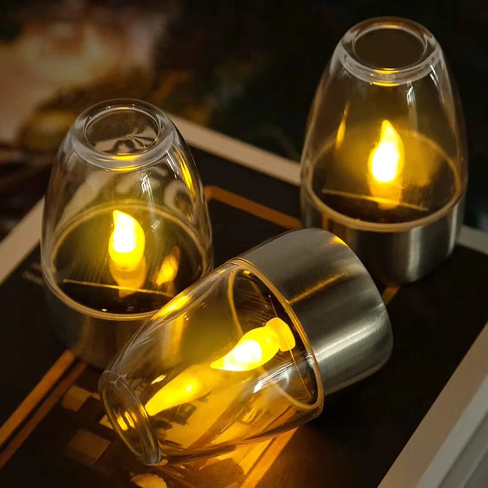 Outdoor Lighting Under Pergola - Lampu Lilin Surya Baja Tahan Karat