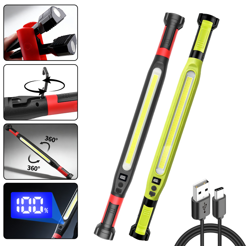 Outdoor Lighting Hooks - Lampu Kerja COB Tipe-C Lampu Strip