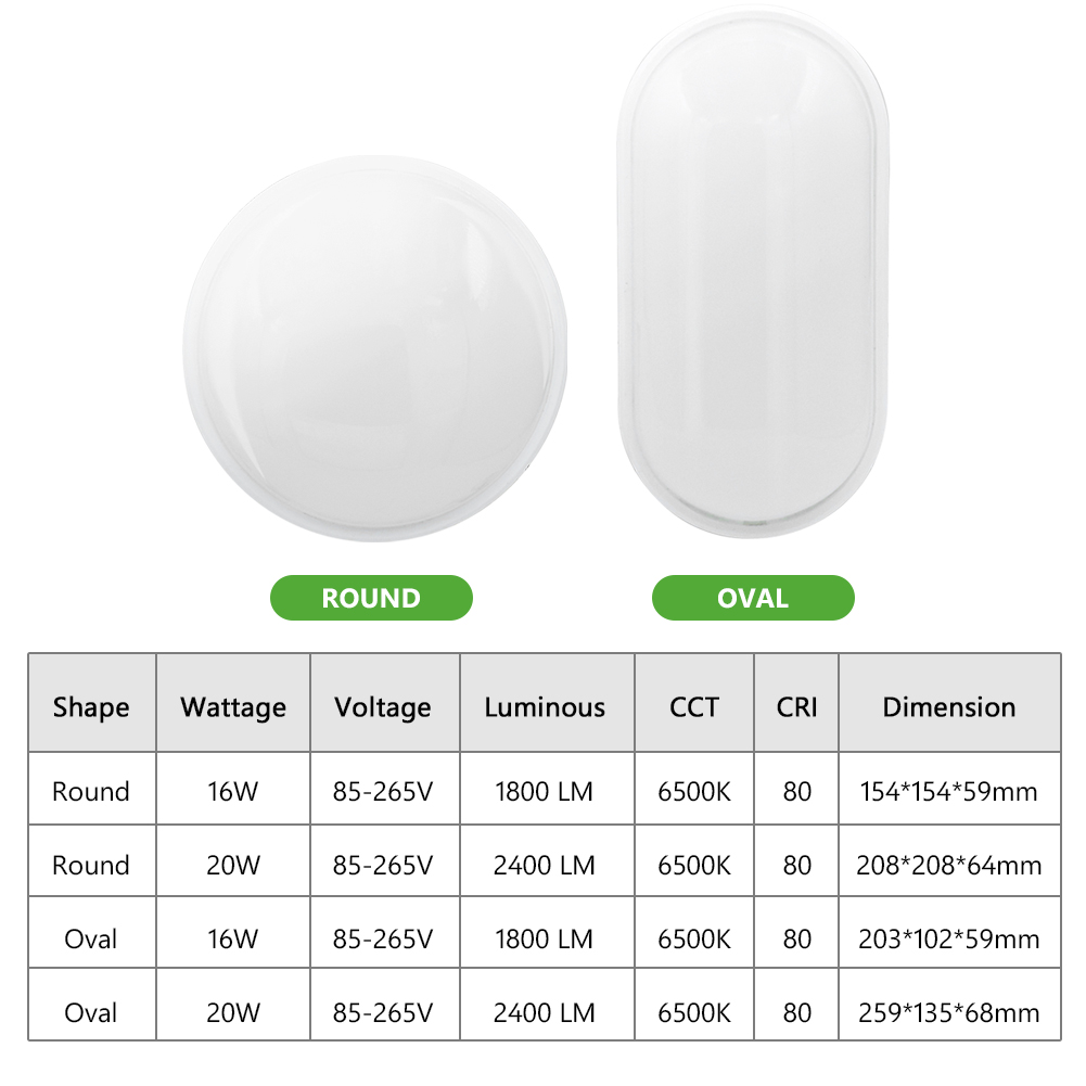 Outdoor Lighting Under Roof - Lampu Dinding LED luar ruangan 16W