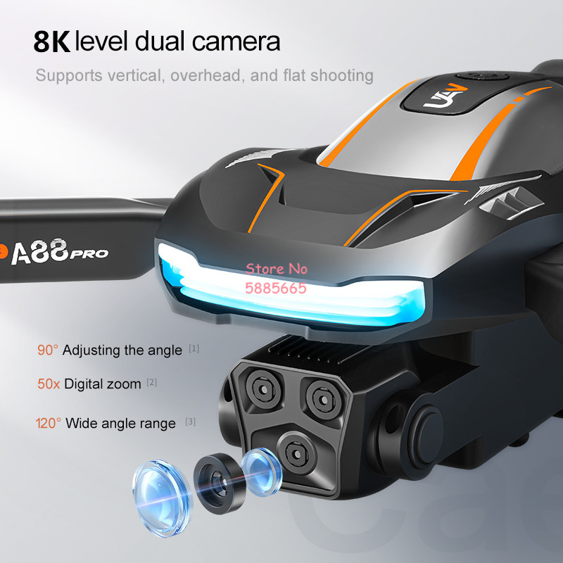 Drone RC 8K Fotografi Udara de - Outdoor Lighting Remote Control ulasan dan harga