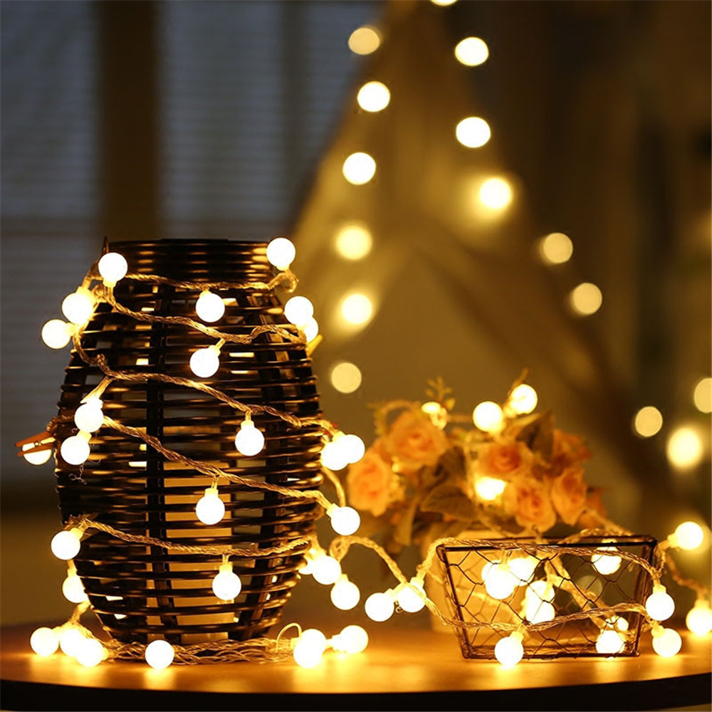 Lampu String Tenaga Surya/USB/ - Outdoor Lighting Garden ulasan dan harga