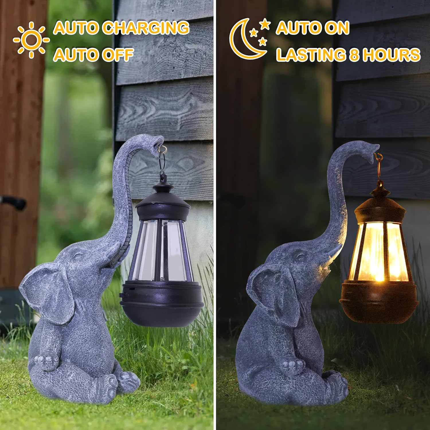1 Buah Patung Gajah Resin deng - Outdoor Lighting Traditional ulasan dan harga