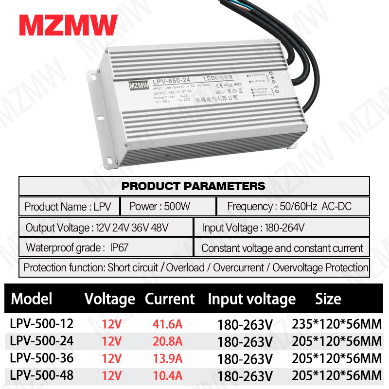 MZMW IP67 Catu Daya Sakelar Ta - Outdoor Lighting Transformer Box ulasan dan harga