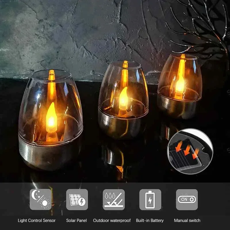 Lampu lilin tenaga surya LED,  - Outdoor Lighting Under Pergola ulasan dan harga