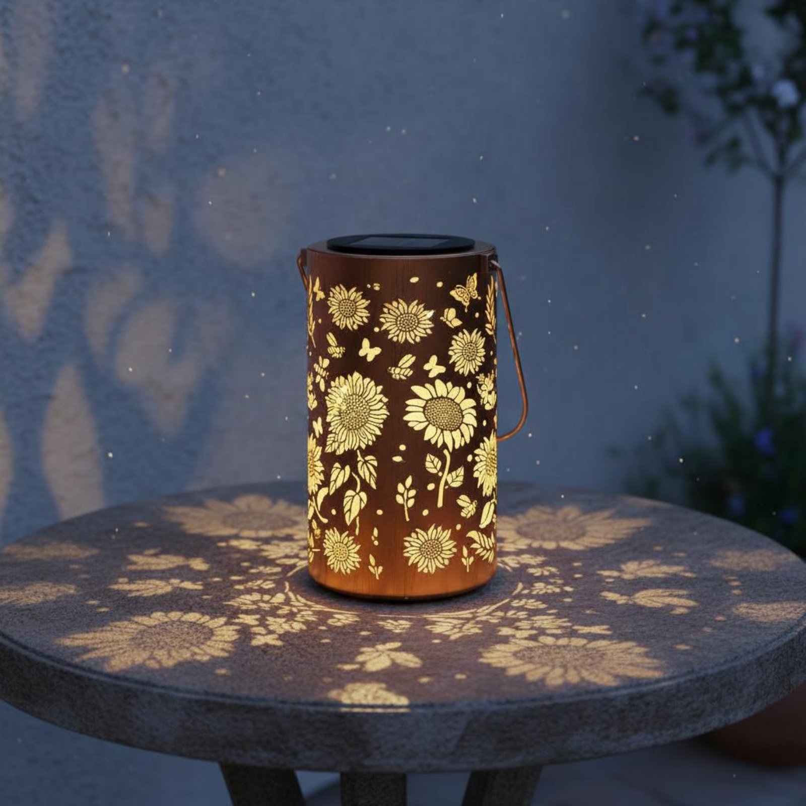 Lampu Surya Sunburst Warna-war - Solar Lantern Hanging ulasan dan harga