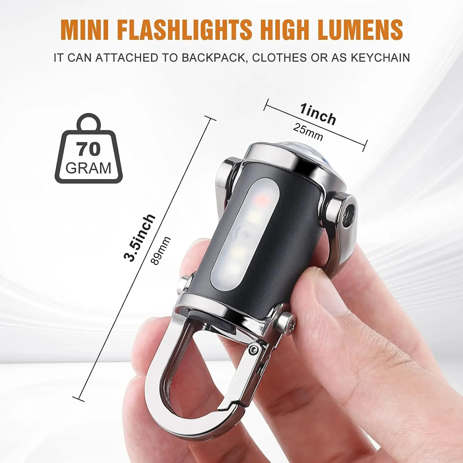Senter Gantungan Kunci Mini La - Outdoor Lighting Hooks ulasan dan harga