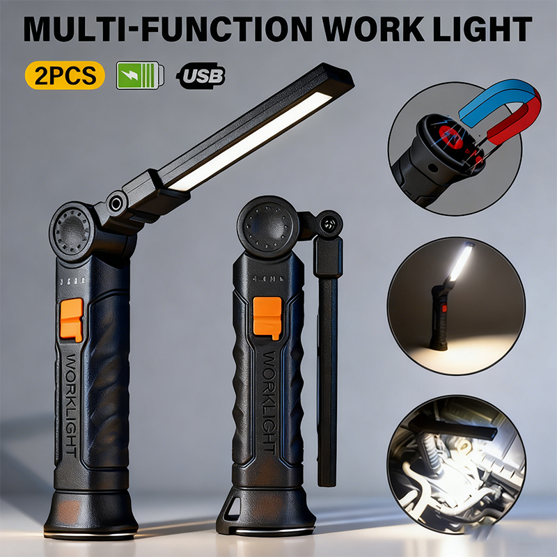 Senter LED COB Portabel Lampu  - Outdoor Lighting Types ulasan dan harga