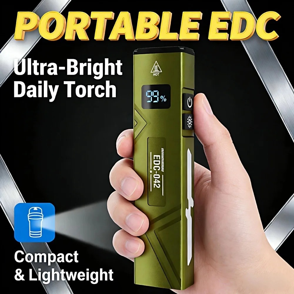 Senter Mini EDC Baru Super Ter - Outdoor Lighting Types ulasan dan harga