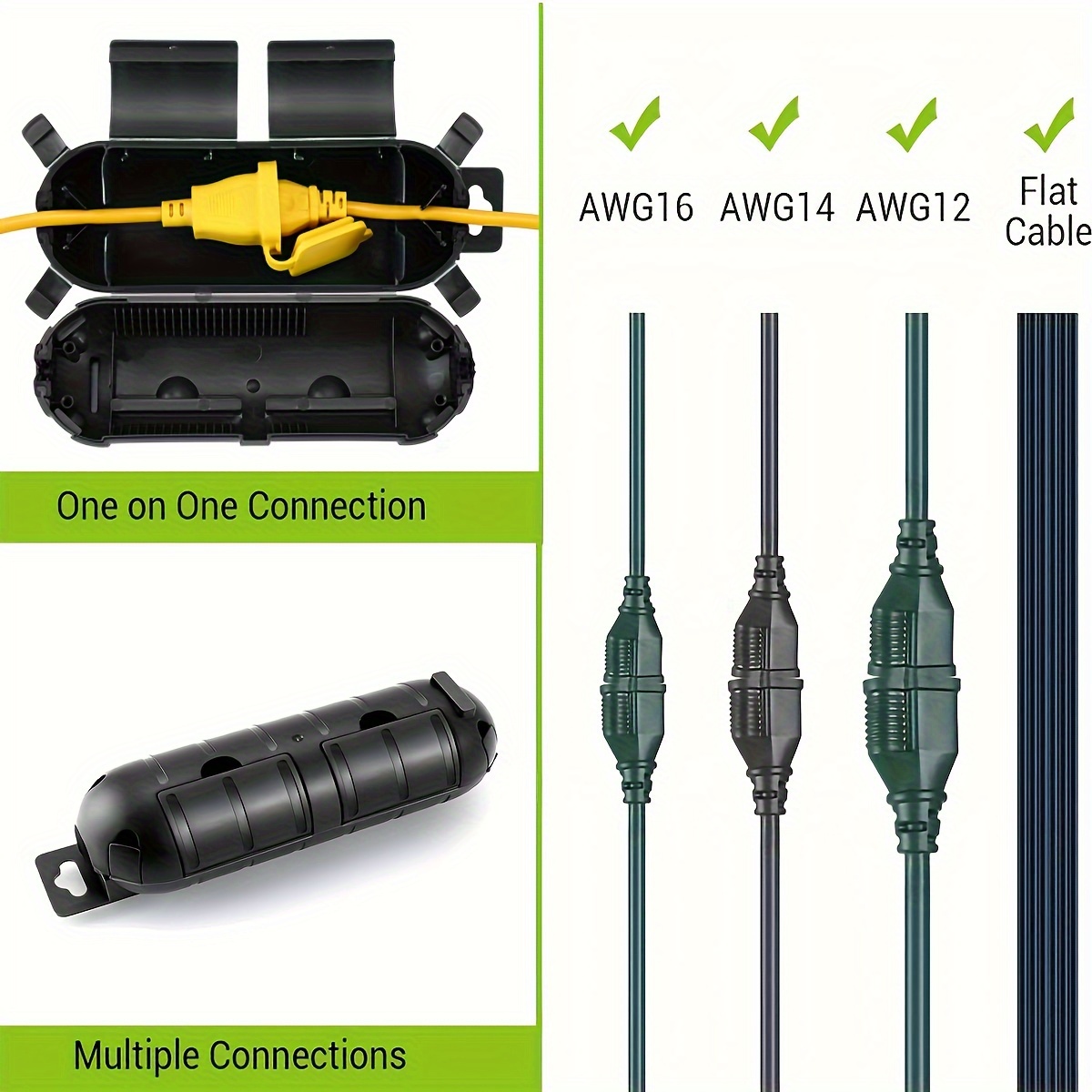 Tutup keamanan pelindung konek - Outdoor Lighting Extension Cable ulasan dan harga