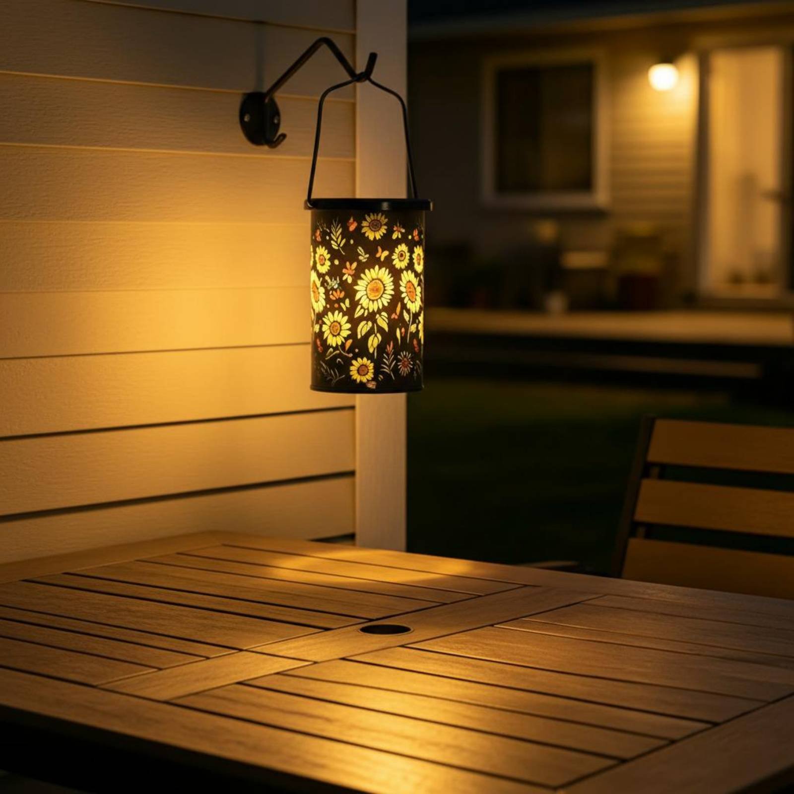 Lentera Bunga Desain Vintage L - Solar Lantern Hanging ulasan dan harga