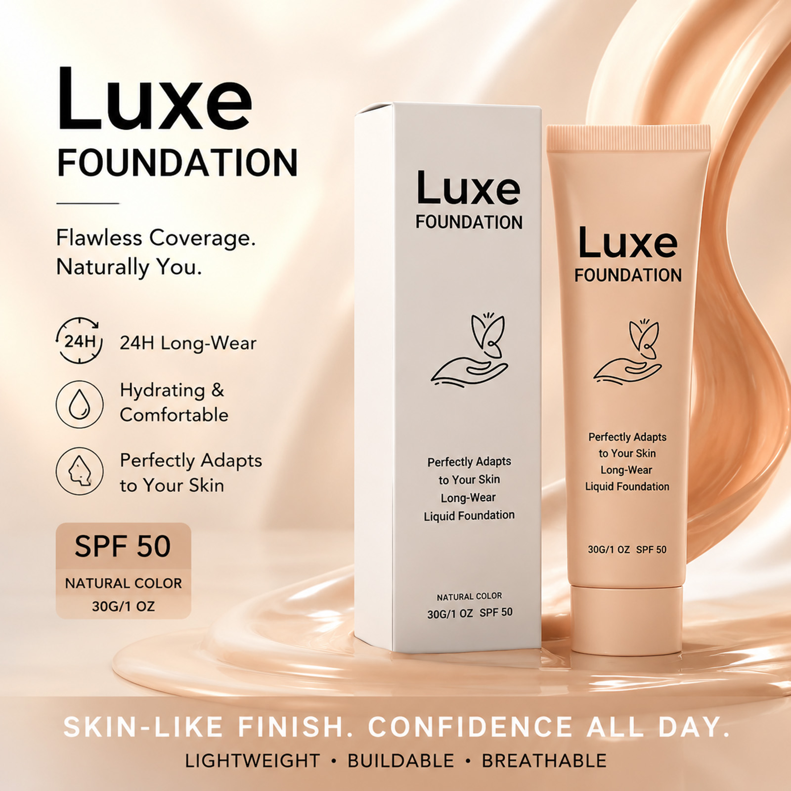 Foundation Pengubah Warna SPF  - Color Changing Outdoor ulasan dan harga