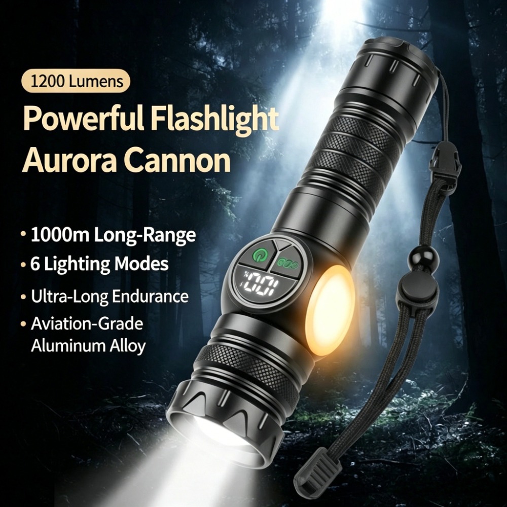 Senter LED Cahaya Putih Pengis - Outdoor Lighting Types ulasan dan harga