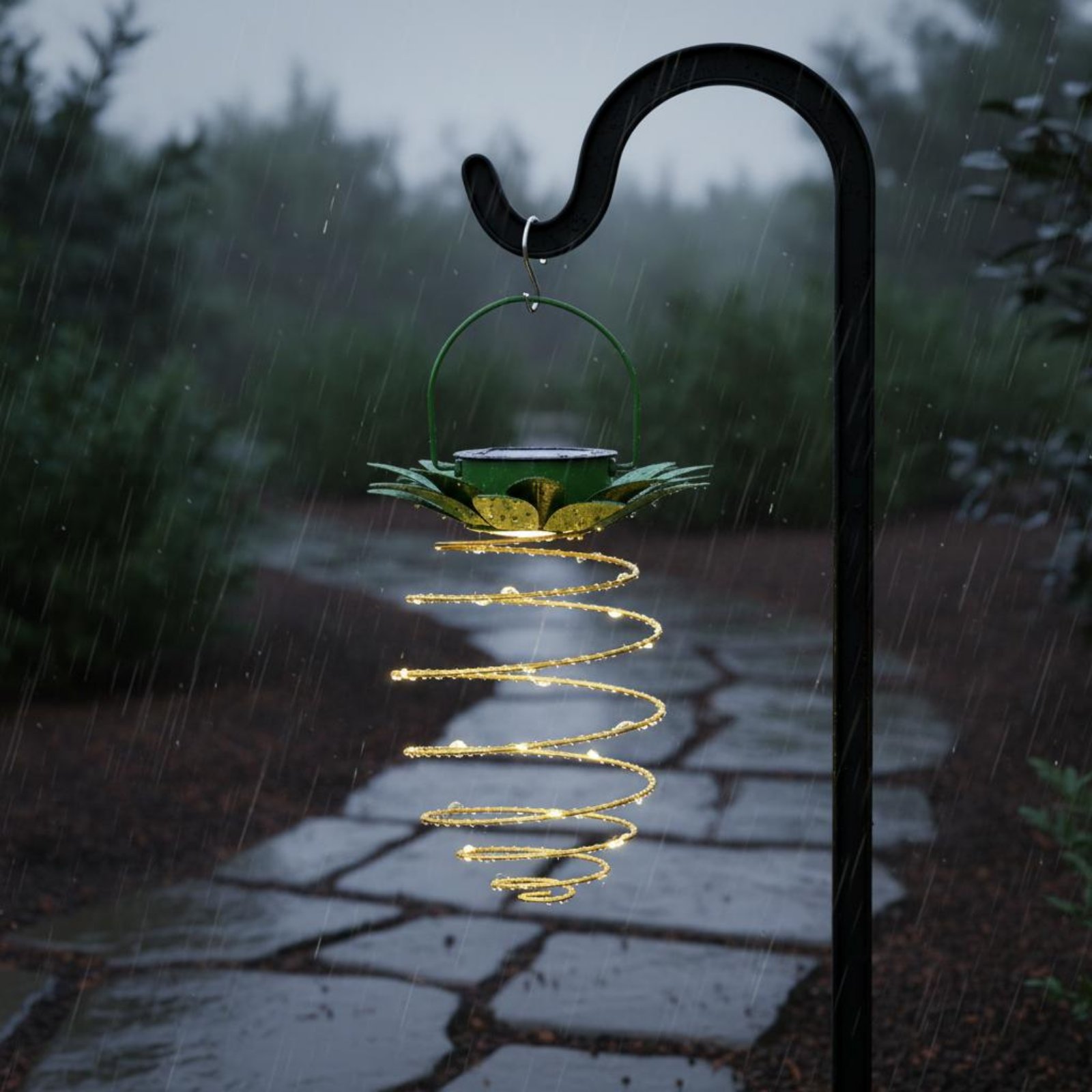 2 Buah Lampu Nanas Tenaga Sury - Solar Lantern Hanging ulasan dan harga