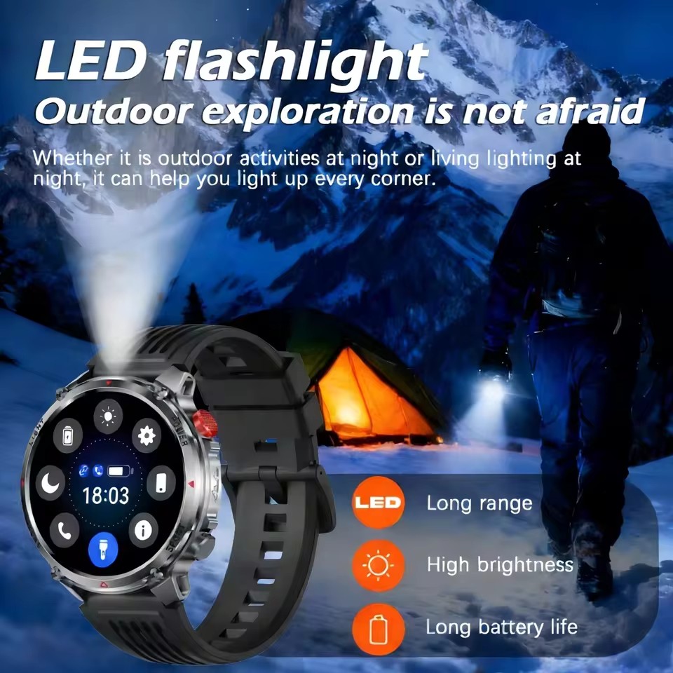 Jam Tangan Pintar Militer Outd - Outdoor Lighting For Steps ulasan dan harga