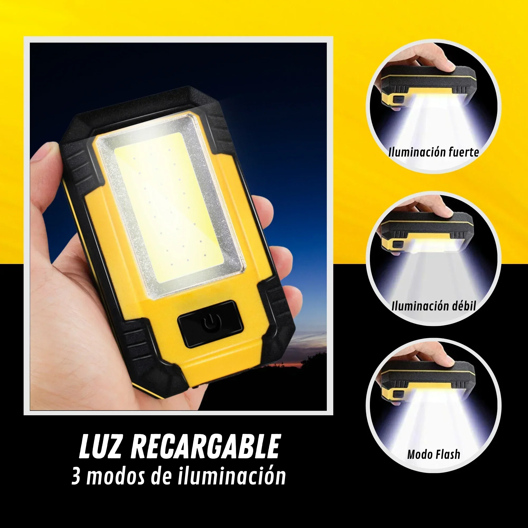 Lampu Kerja Portabel 4000mAh I - Outdoor Lighting Hooks ulasan dan harga