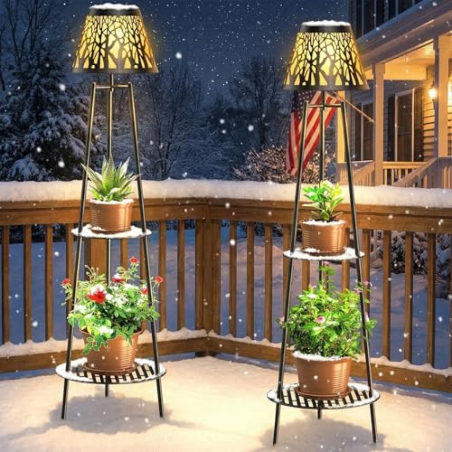 2 Paket Lampu Lantai Tenaga Su - Outdoor Lighting Garden ulasan dan harga