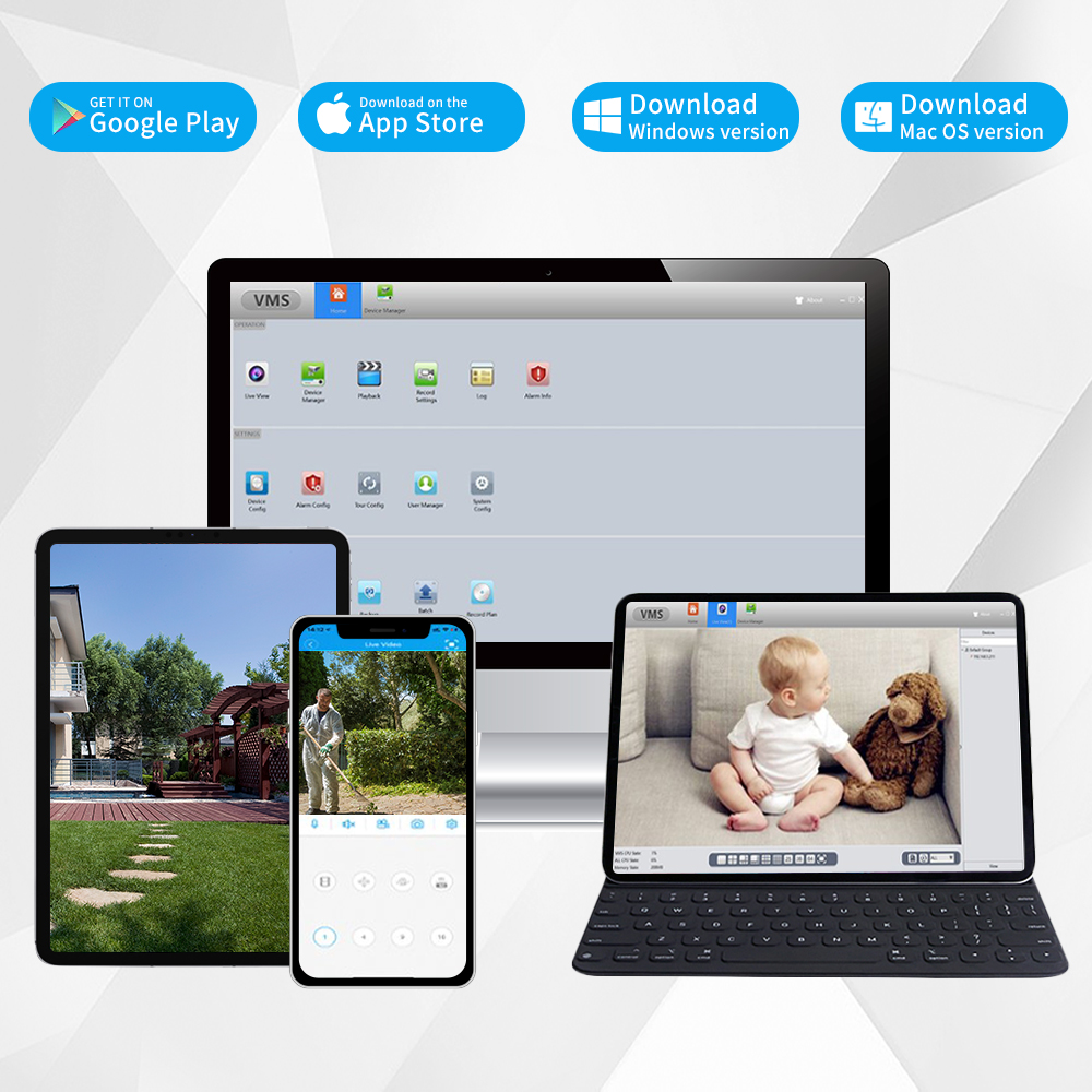 Kamera IP 8MP 4K IP luar ruang - Outdoor Lighting Under Roof ulasan dan harga