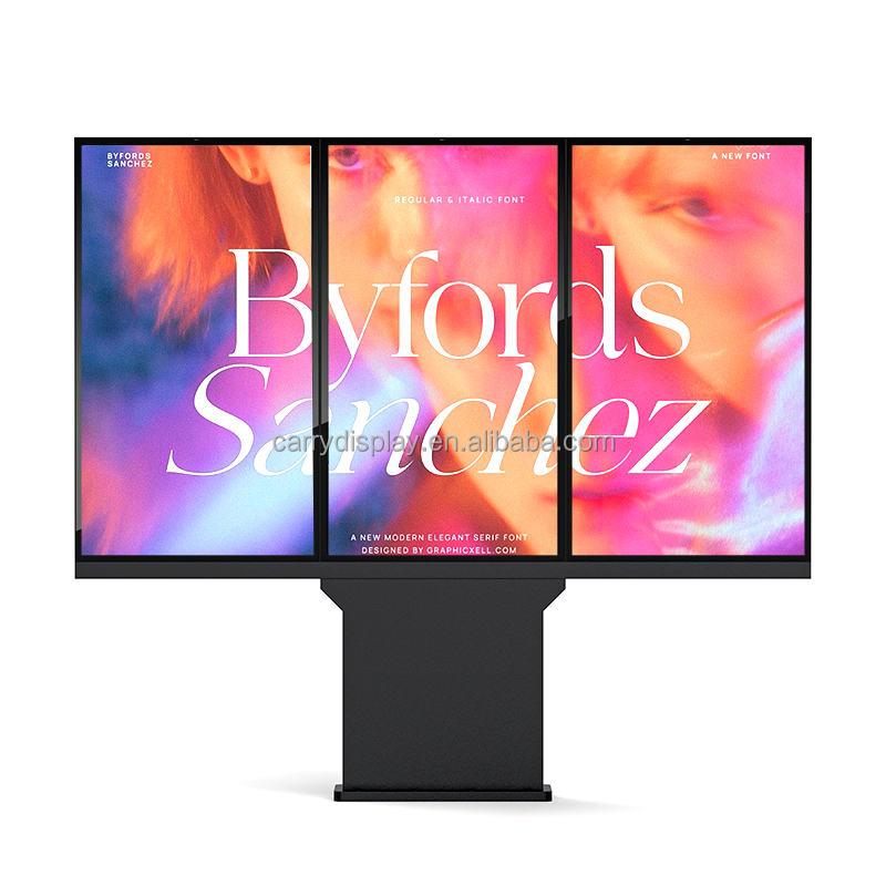 Pemutar Iklan LCD Aluminium Te - Color Changing Outdoor ulasan dan harga