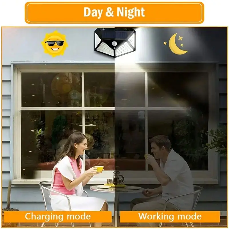 Lampu Taman Tenaga Surya 100LE - Outdoor Lighting Garden ulasan dan harga