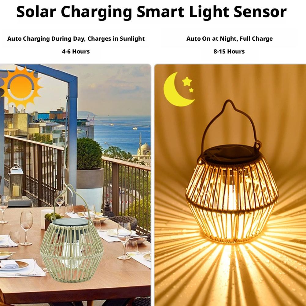 Lampu Rotan Tenaga Surya Tahan - Outdoor Lighting Garden ulasan dan harga