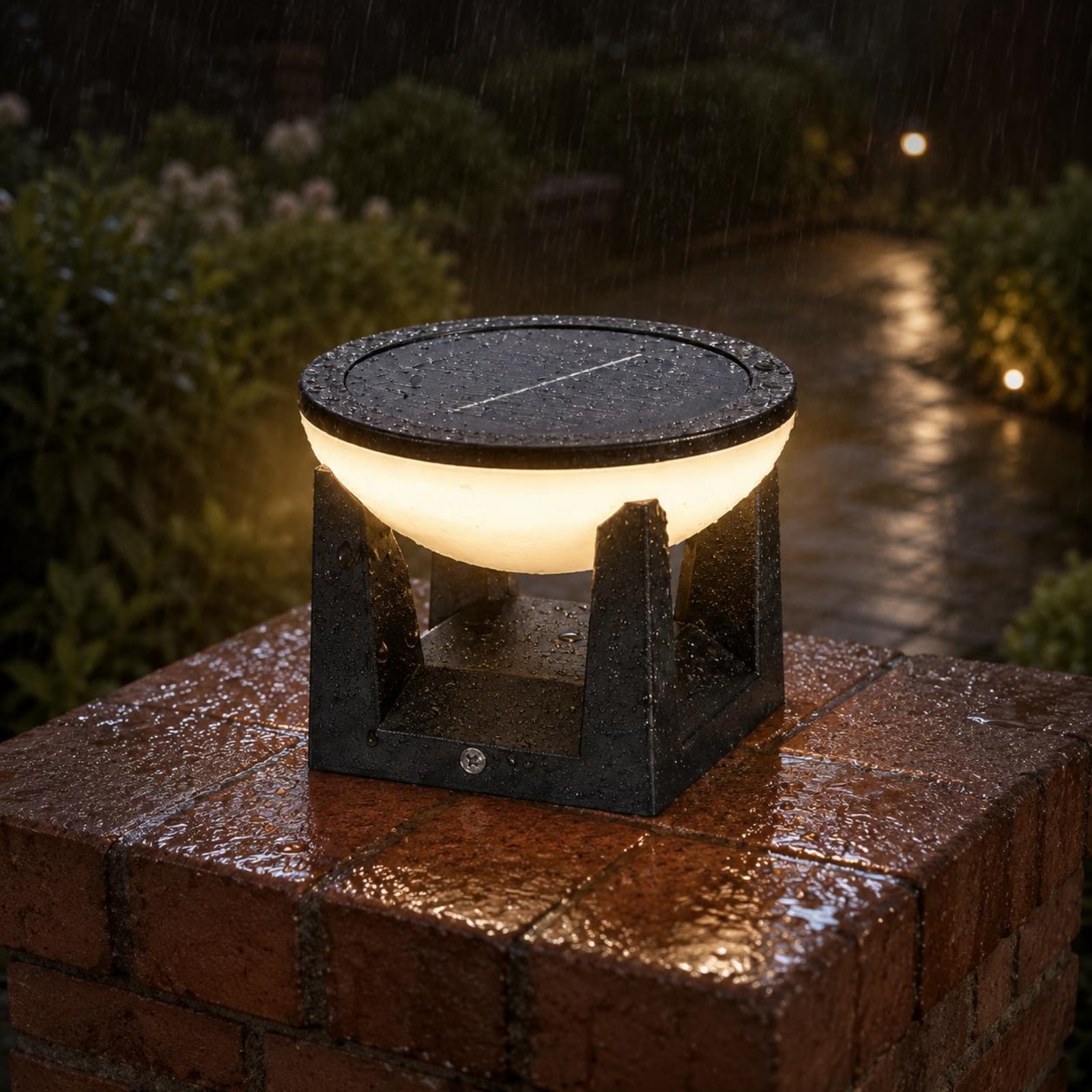 Lampu Tiang Tenaga Surya Mudah - Outdoor Lighting Traditional ulasan dan harga