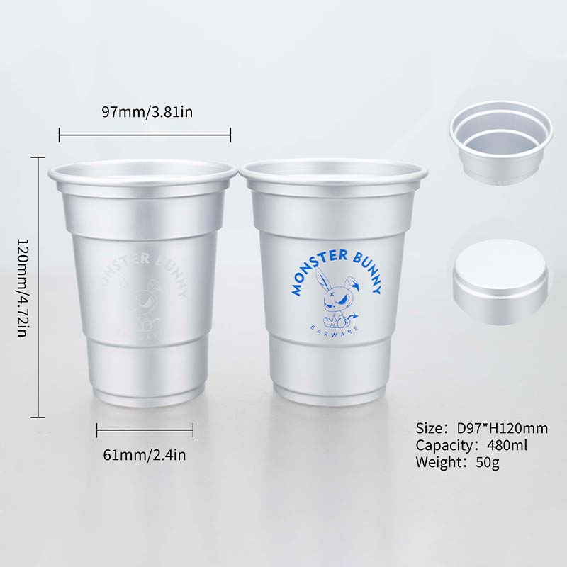 Gelas Aluminium 480ml Berubah  - Color Changing Outdoor ulasan dan harga