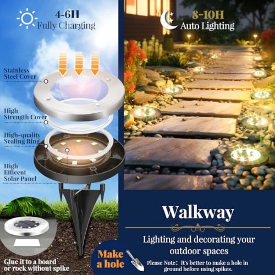 Lampu Taman Tenaga Surya Lampu - Outdoor Lighting Garden ulasan dan harga