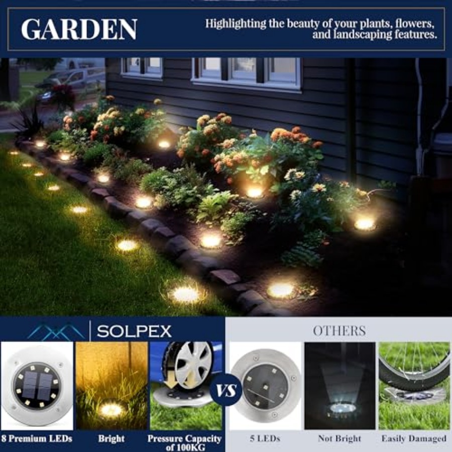 Lampu Taman Tenaga Surya Lampu - Outdoor Lighting Garden ulasan dan harga