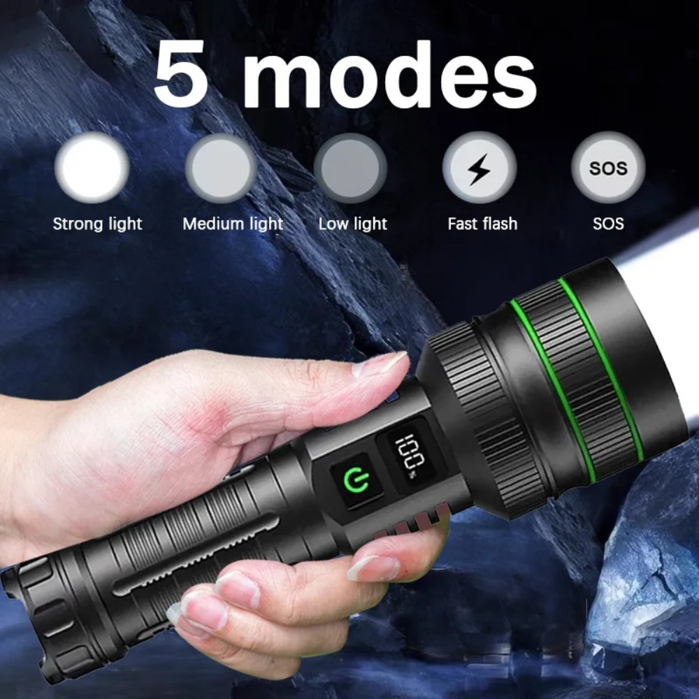 Senter LED Kuat Dapat Diperbes - Outdoor Lighting Types ulasan dan harga