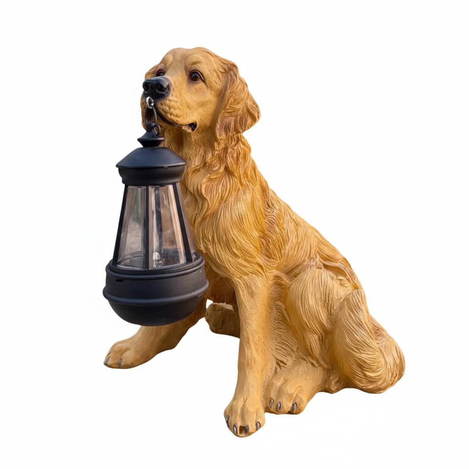 Patung Anjing Resin Dekoratif  - Solar Lantern Hanging ulasan dan harga