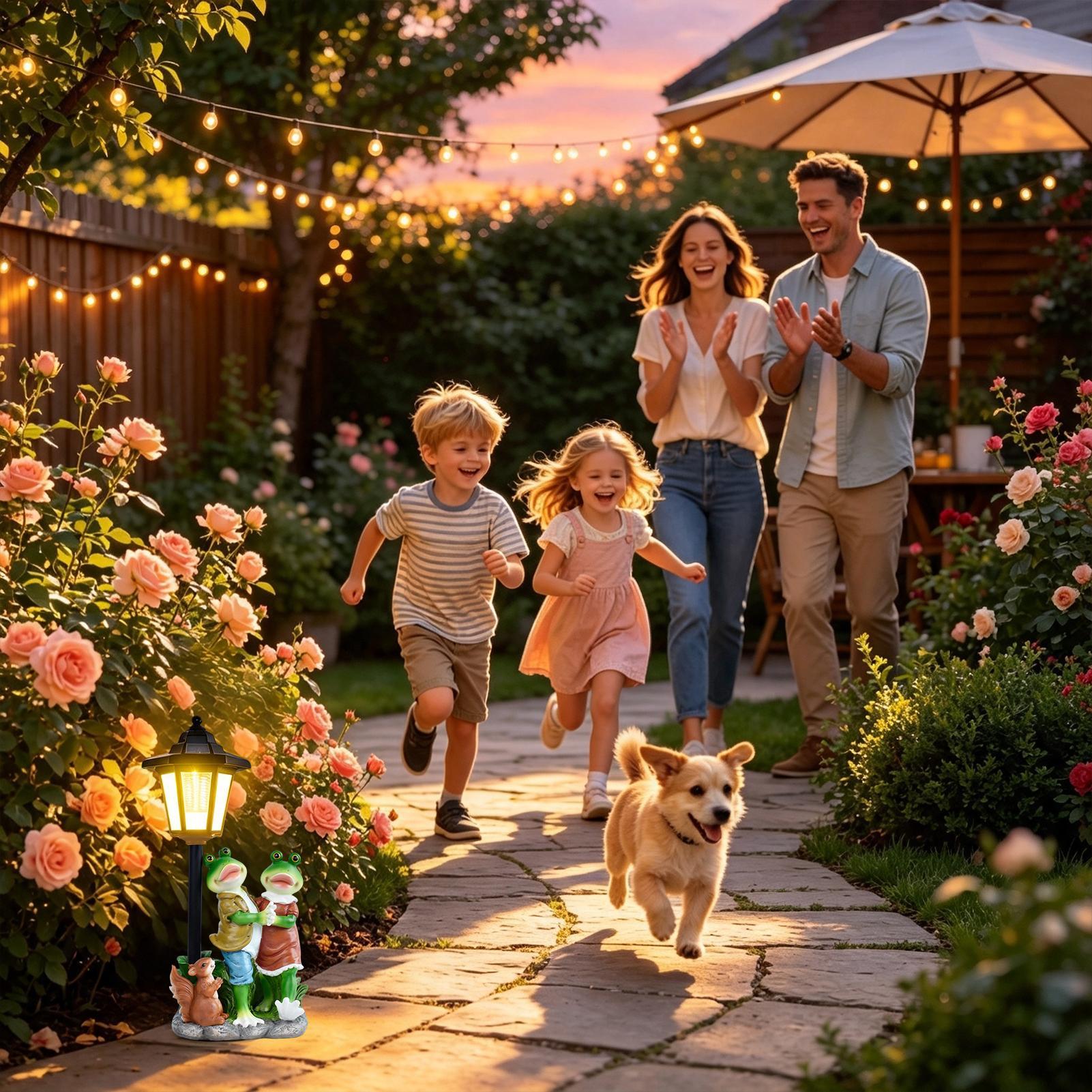 Patung Taman Menyala Otomatis  - Outdoor Lighting For Home ulasan dan harga
