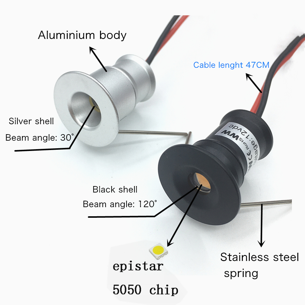 Lampu Sorot bawah LED Mini 12V - Outdoor Lighting Under Roof ulasan dan harga