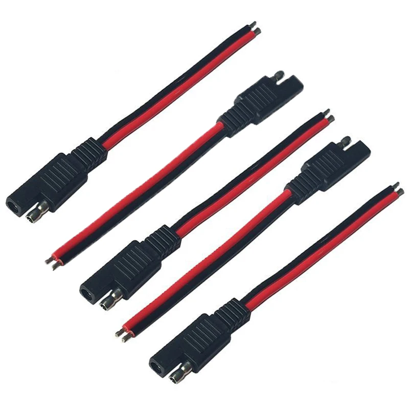 5 Buah 15CM SAE 2 Pin Konektor - Outdoor Lighting Extension Cable ulasan dan harga